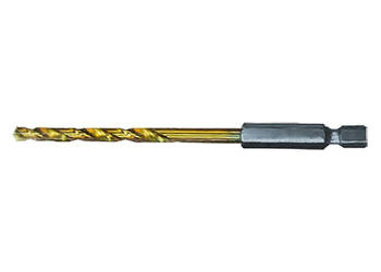 Сверло по металлу, 8 мм, HSS, нитридтитановое покрытие, шестигранный хвостовик Matrix 717802