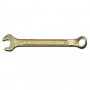 Ключ комбинированный 12 мм гаечный желтый цинк DEXX, 27017-12