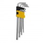 Ключи шестигранные длинные набор 9 шт HEX 1,5-10 мм STAYER, 2741-H9