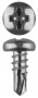 Саморезы СЛМ-СЦ со сверлом для листового металла, 9.5 х 3.5 мм, 1 500 шт, оцинкованные, ЗУБР, 4-300171-35-09
