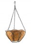 Подвесное кашпо с орнаментом, 25 см, с кокосовой корзиной Palisad 69003
