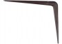 Кронштейн угловой с ребром, 175 х 225 мм, коричневый Сибртех 94025